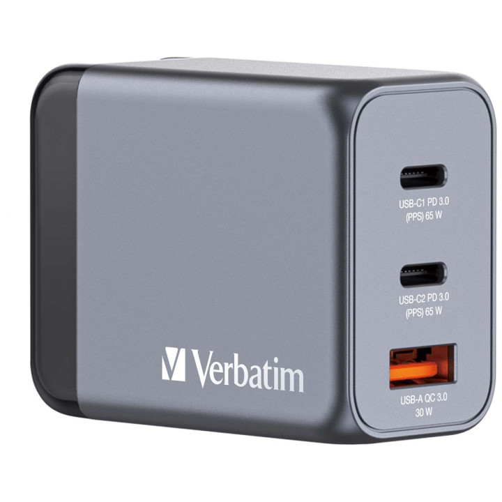 VERBATIM GNC-65 GAN CHARGER 65W